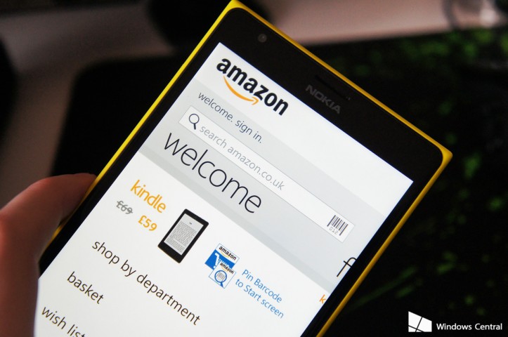 Amazon Windows Phone Uygulamasını Kaldırıyor