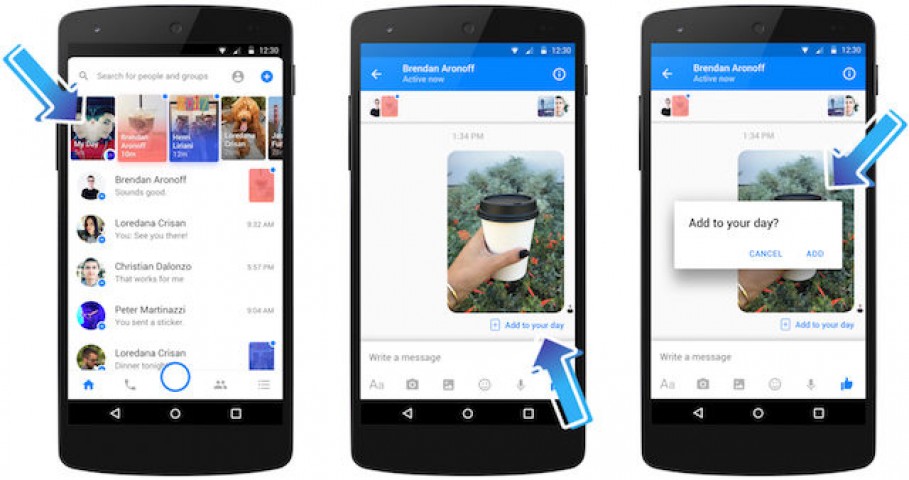 Facebooktan Messenger Day Özelliği Duyurusu