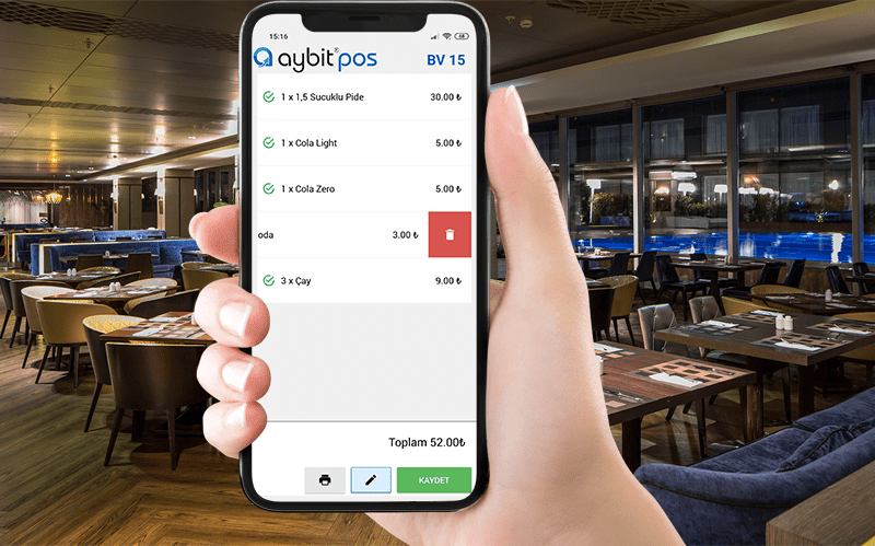 AybitPOS Mobil ile Siparişler Şimdi Çok Daha Kolay